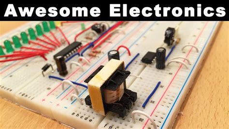 Electronics Projects on Breadboard .